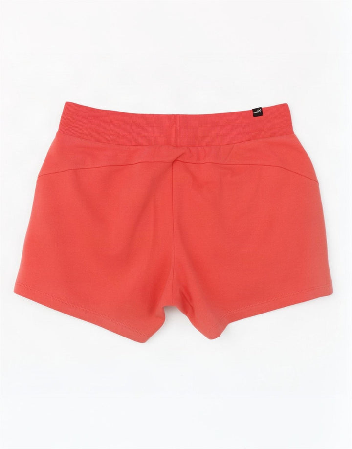 Pantaloni scurti sport Puma pentru femei UK 14, bumbac roz mediu