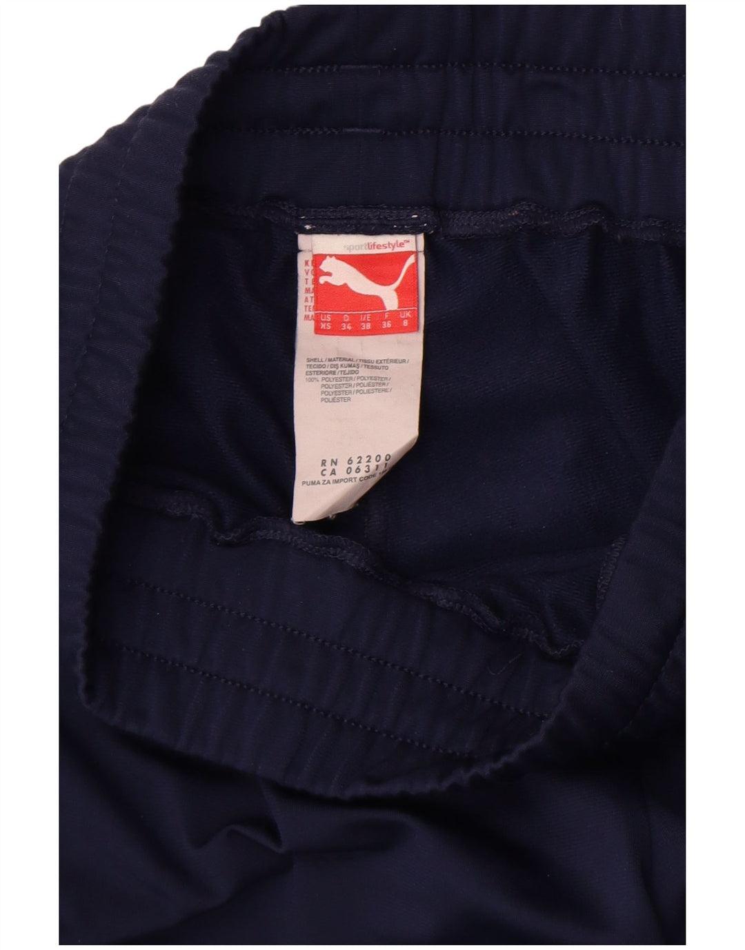 Pantaloni de trening Puma pentru femei Joggeri UK 8 Poliester bleumarin mic
