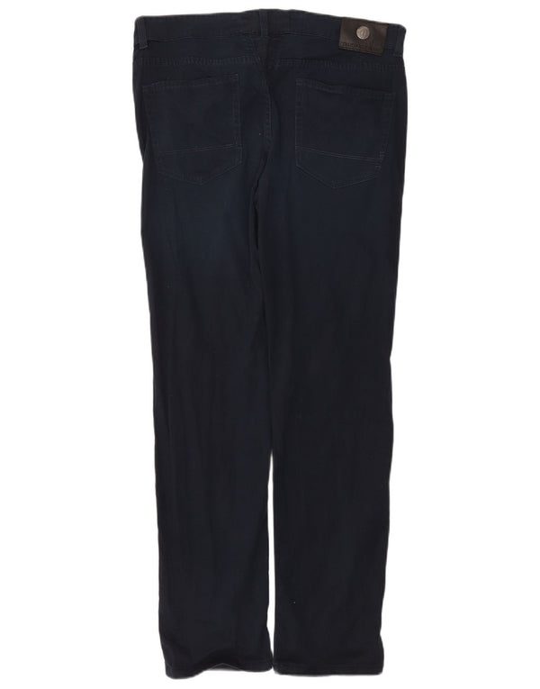 Pantaloni casual drepti Trussardi pentru bărbați W34 L31 bleumarin