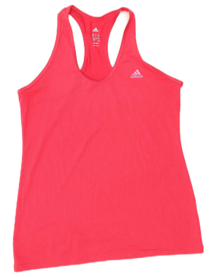Top Vest Climalite pentru femei Adidas Marea Britanie 16/18 Roz mare