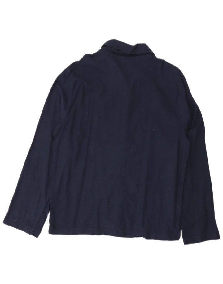 Cămașă Calvin Klein pentru bărbați, bumbac, albastru bleumarin mediu
