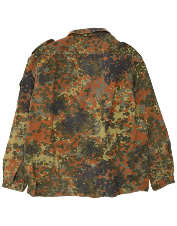 Jachetă militară vintage pentru bărbați UK 44 2XL bumbac camuflat kaki