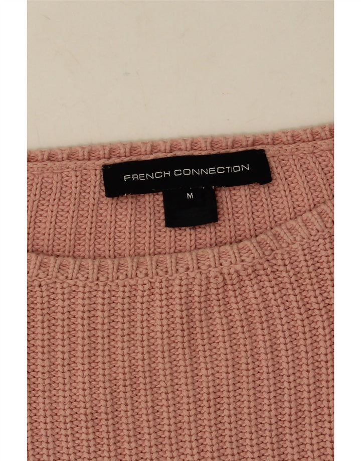 Pulover pentru femei French Connection cu gâtul cu barca UK 14 Roz mediu