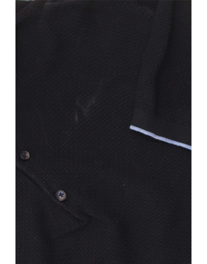 Cămașă polo Massimo Dutti pentru bărbați, mare, albastru bleumarin, bumbac