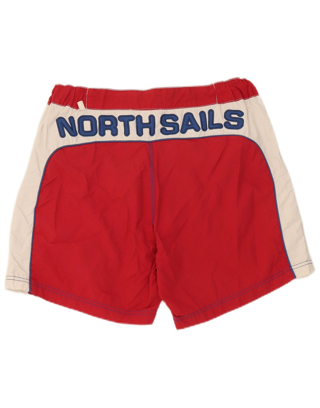 Pantaloni scurți de înot North Sails pentru bărbați, roșu mediu, poliamidă color bloc