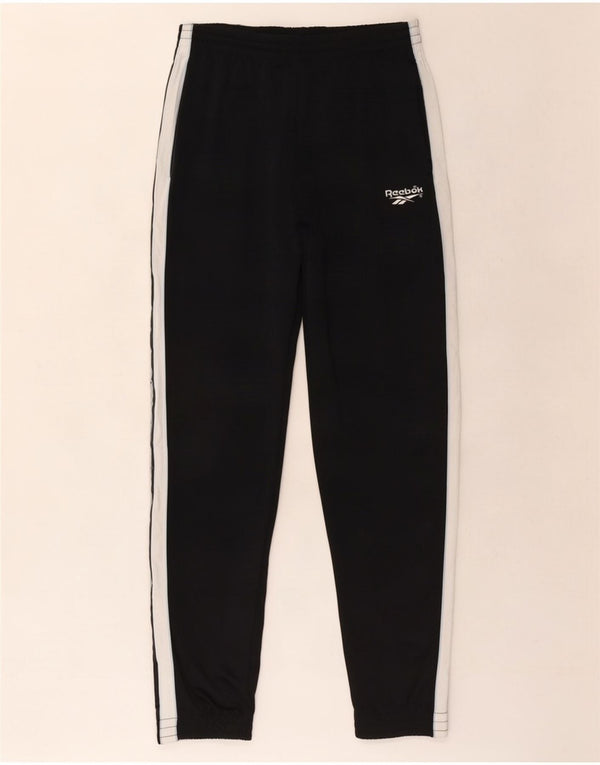 Pantaloni de trening grafic pentru bărbați Reebok Pantaloni de jogging, mari, negru, color block