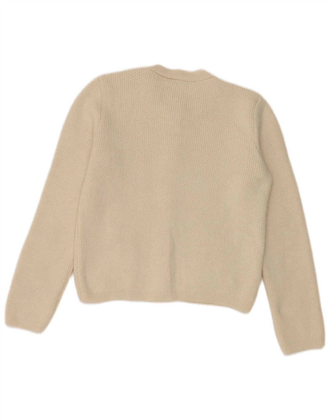 Pulover cardigan pentru femei Zara UK 12 Medium Acrilic alb