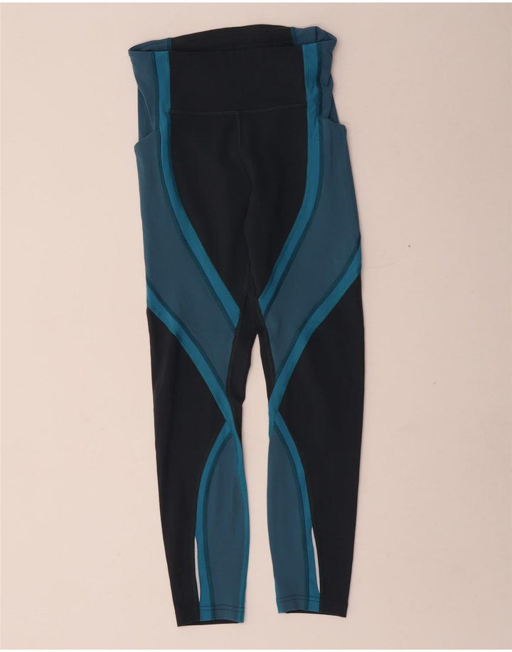 Jambiere Lululemon pentru femei US 4 Small Blue Colorblock Nylon