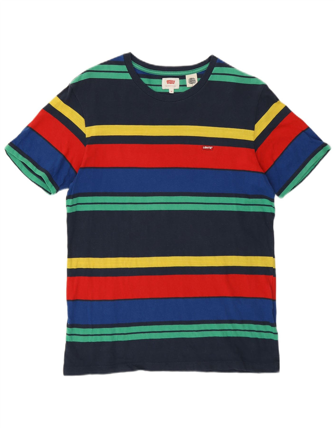 Tricou Levi's pentru femei UK 14 Medium Bleumarin, bumbac cu dungi