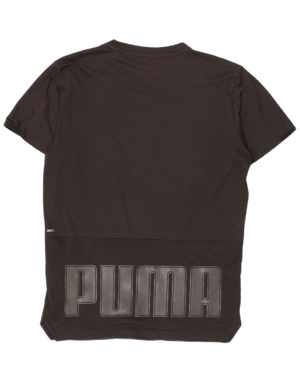 Tricou grafic Puma pentru bărbați Top mic, negru, poliester sport