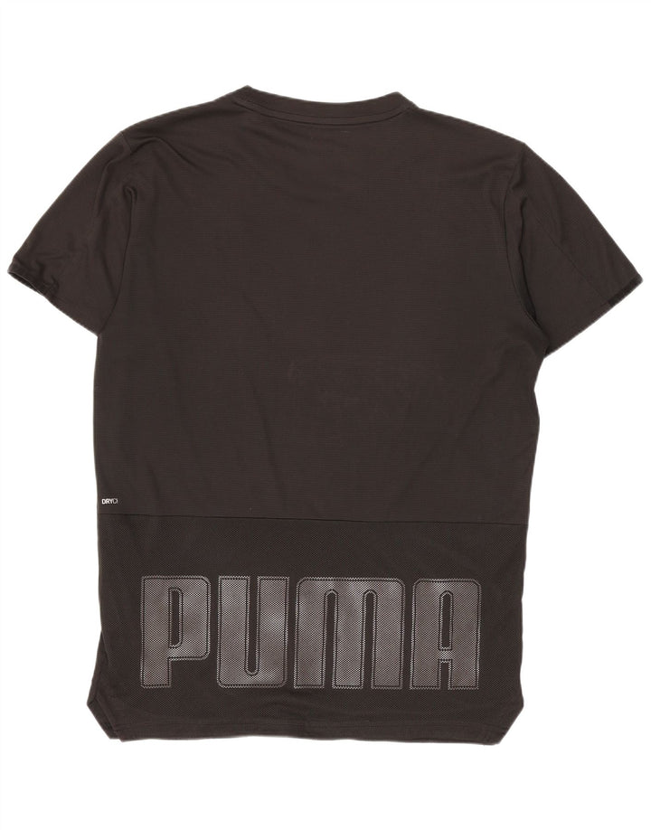 Tricou grafic Puma pentru bărbați Top mic, negru, poliester sport