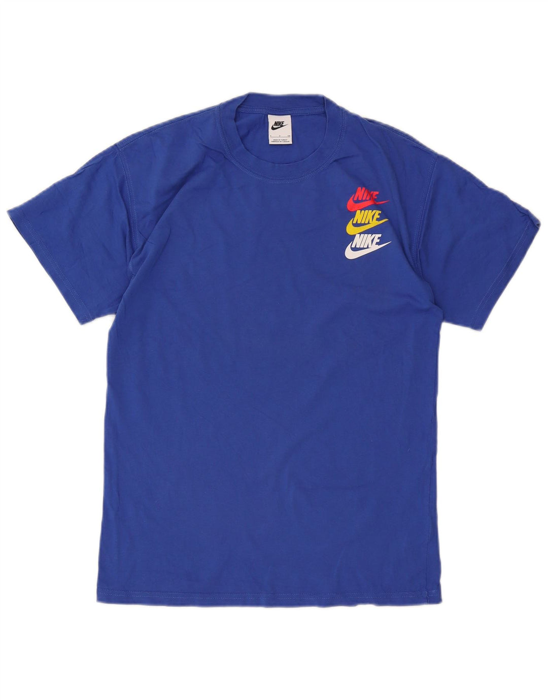 Tricou grafic Nike pentru bărbați Top mic, albastru, bumbac