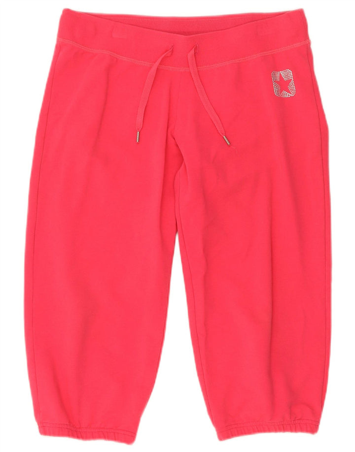 Bermude sport Converse pentru femei UK 12, bumbac mediu roz