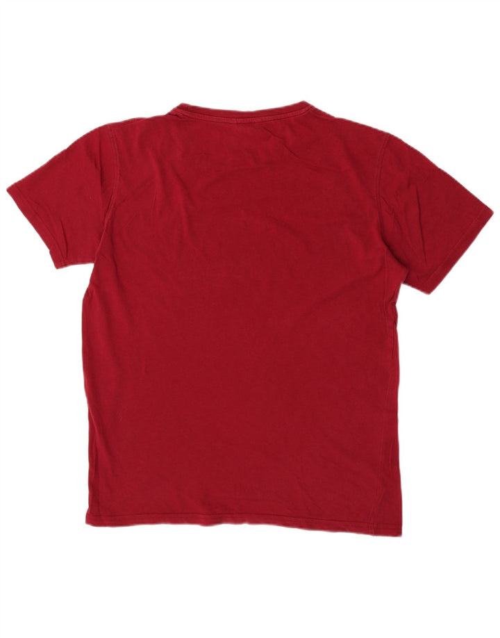 Tricou grafic pentru bărbați Carrera Top Medium Burgundy
