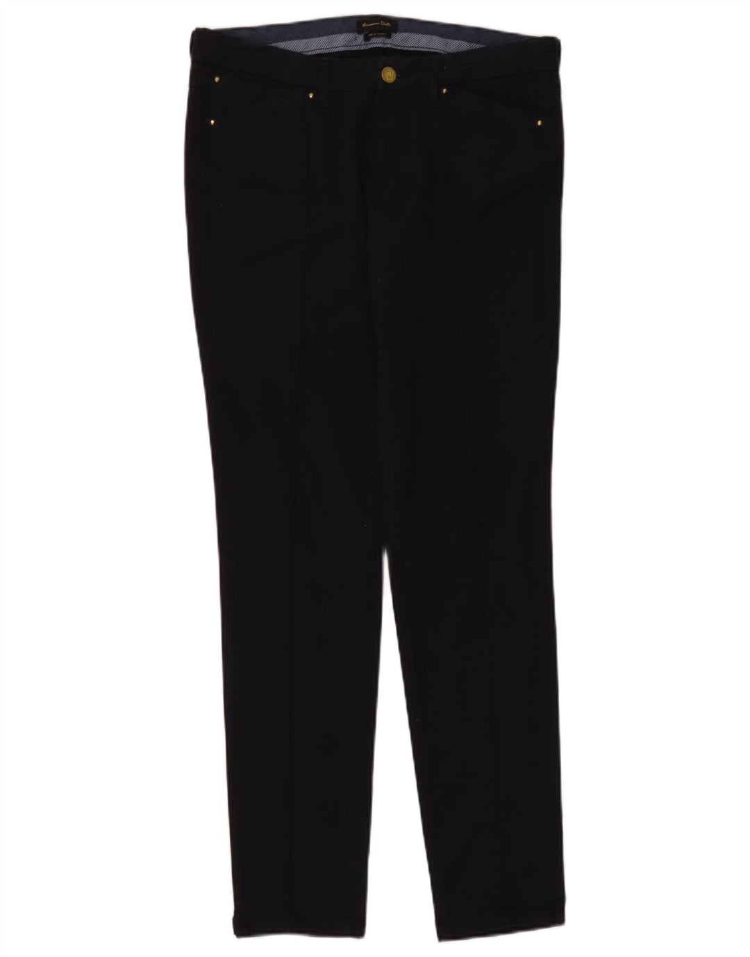 Massimo Dutti Pantaloni chino subțiri pentru femei EU 40 Medium W30 L31 Bleumarin