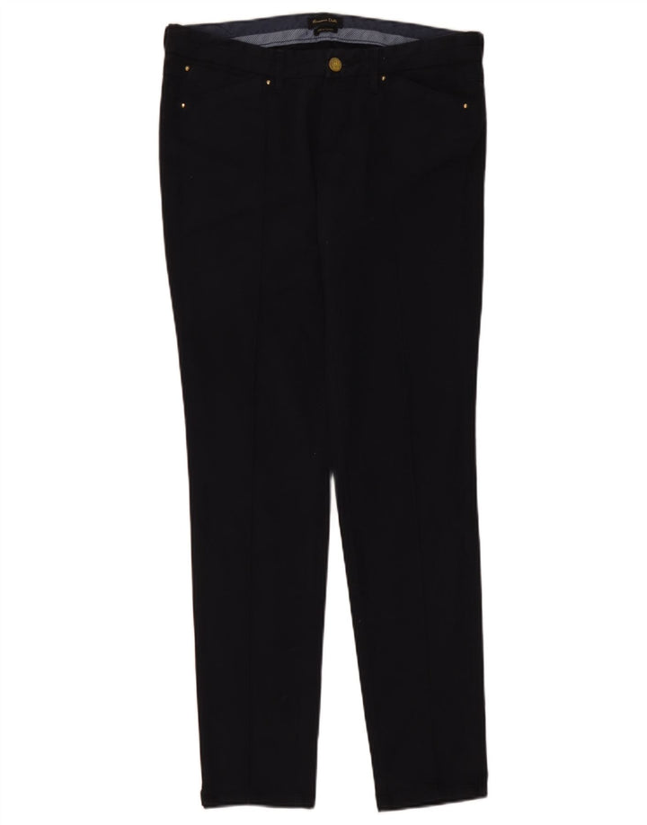 Massimo Dutti Pantaloni chino subțiri pentru femei EU 40 Medium W30 L31 Bleumarin