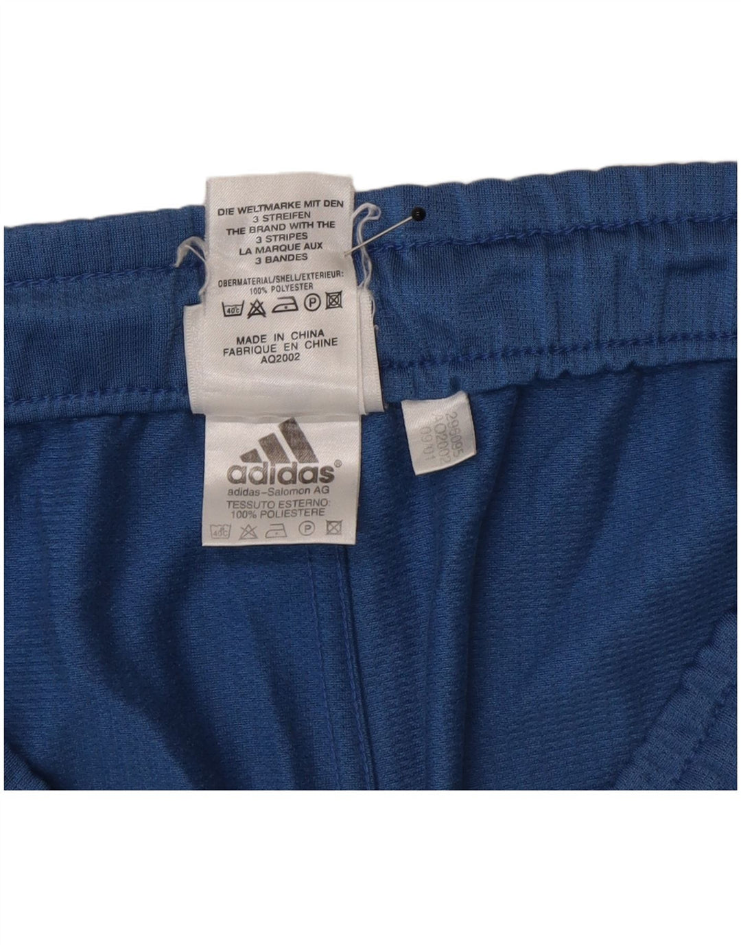 Pantaloni scurți sport Adidas pentru bărbați, poliester albastru mediu