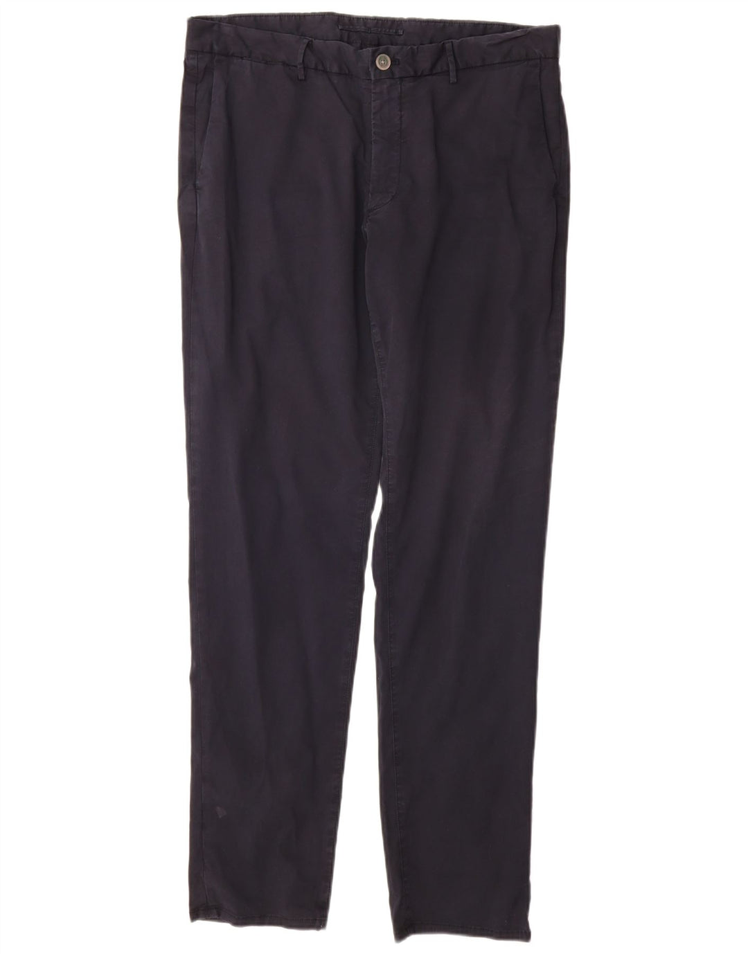 MASSIMO DUTTI Pantaloni Chino Slim Fit pentru bărbați EU 44 Large W34 L32 Bleumarin