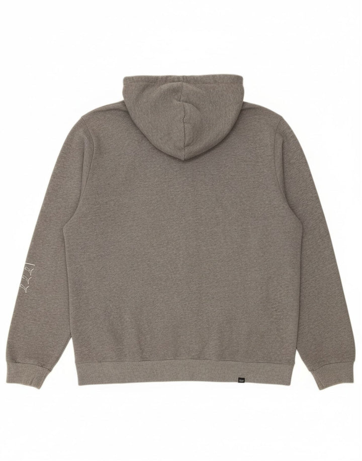 PUMA Mens Graphic Zip Hoodie Sweater XL Grey