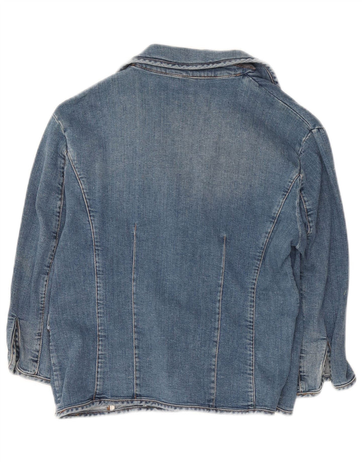 Jachetă Iceberg de denim cu mâneci 3/4 pentru femei IT 46, mare, albastru, bumbac