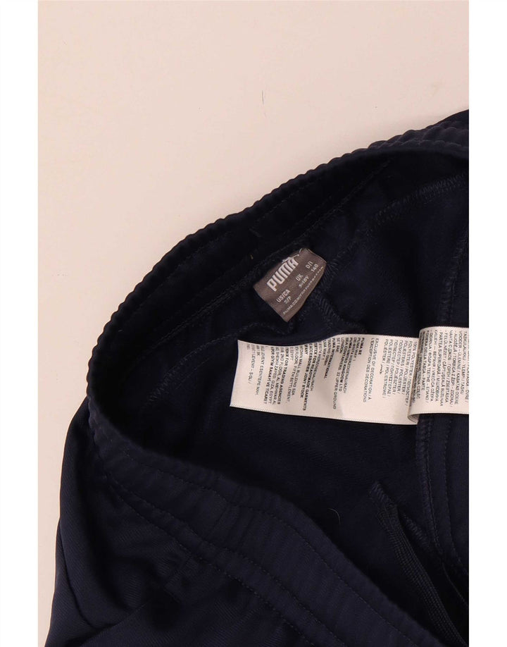 Pantaloni de trening Puma pentru baieti 9-10 ani poliester bleumarin