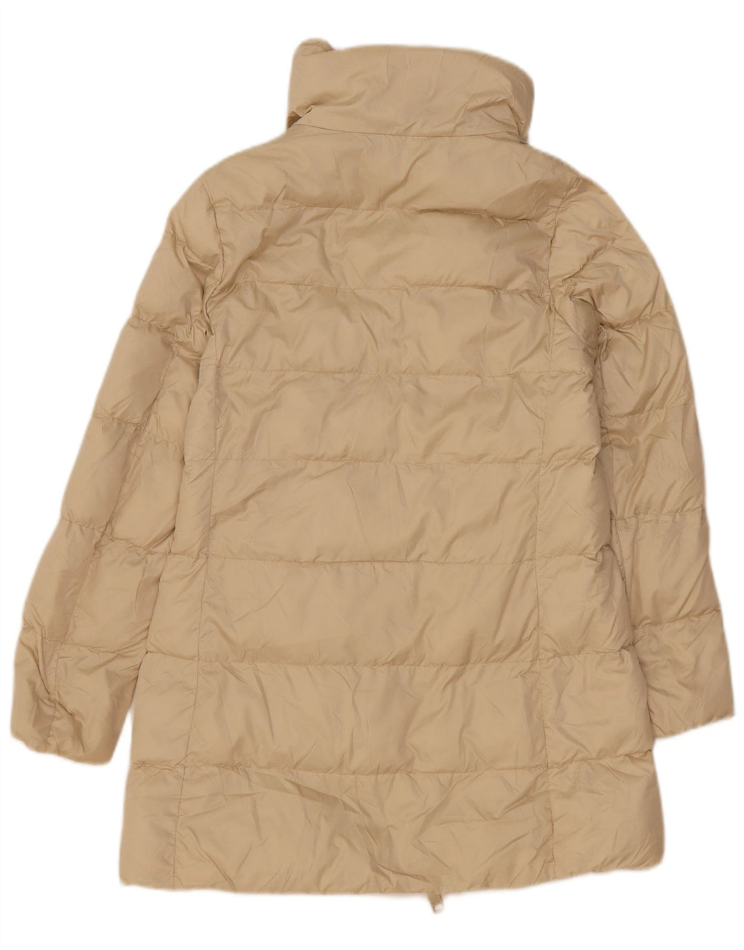 Palton căptușit pentru femei Massimo Dutti UK 10 mic poliester alb