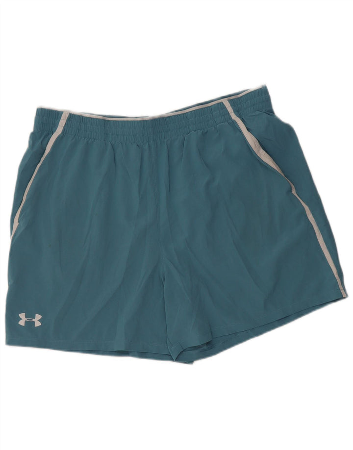 Pantaloni scurți sport pentru bărbați UNDER ARMOUR XL, albastru, poliester color bloc