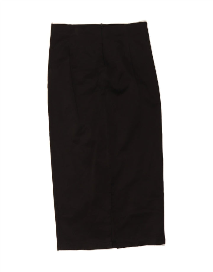 VINTAGE Womens Maxi Pencil Skirt W28 Medium Black Vintage Vintage and Second-Hand Vintage from Messina Hembry 