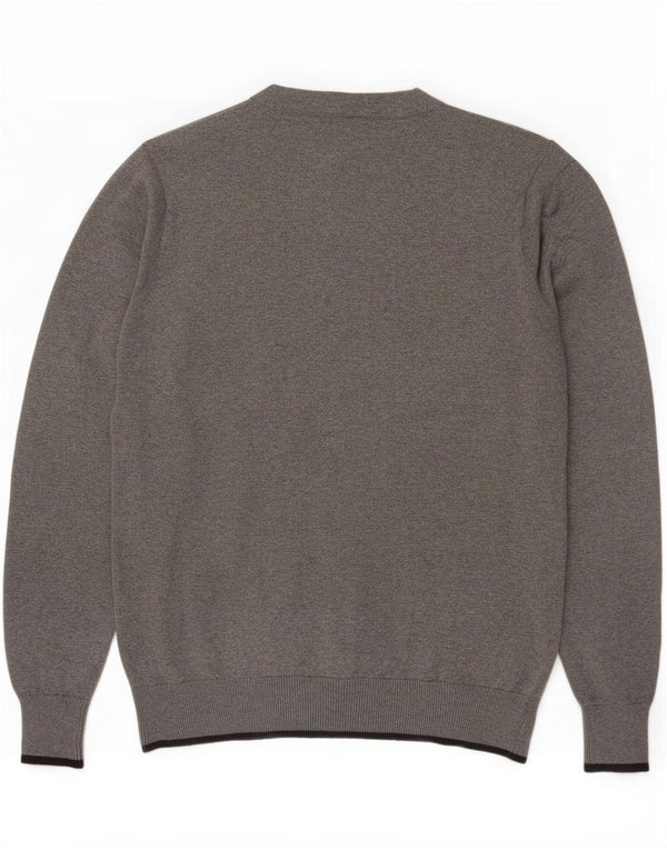 Pulover Cardigan Blue Harbour pentru bărbați Marks & Spencer, bumbac gri mediu