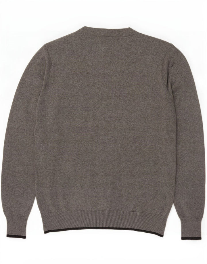 Pulover Cardigan Blue Harbour pentru bărbați Marks & Spencer, bumbac gri mediu