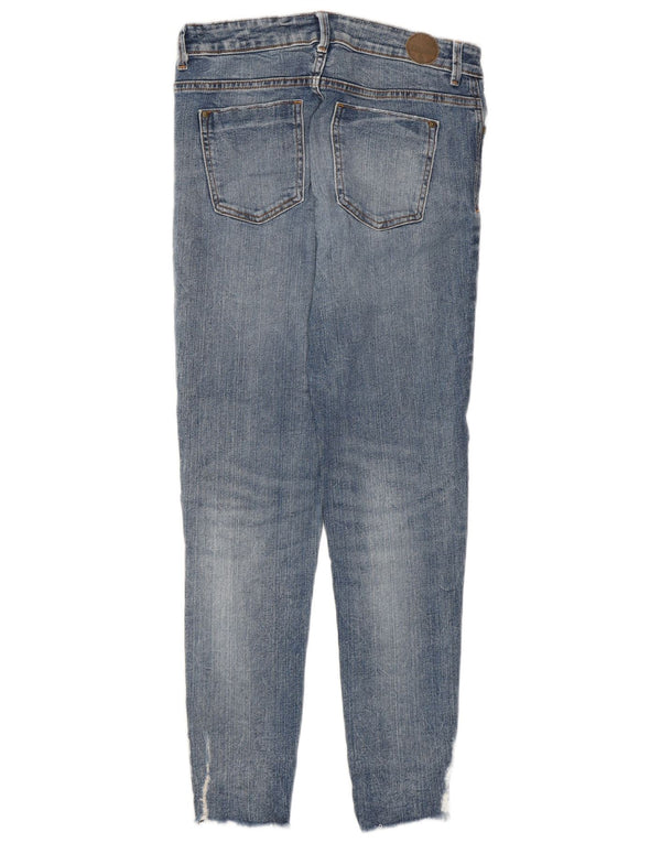 Blugi skinny dama Zara EU 36 XS W26 L27 Albastru Bumbac