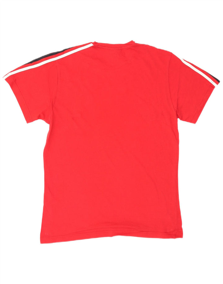 Tricou grafic LOTTO pentru bărbați Top IT 48 Bumbac roșu mediu