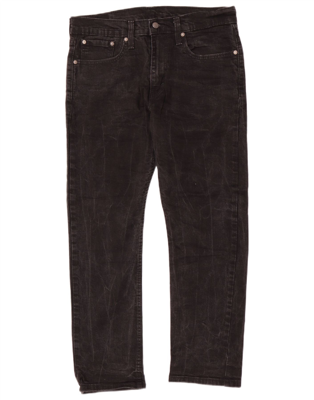 Blugi conici pentru bărbați Levi's 502 W32 L27 bumbac negru