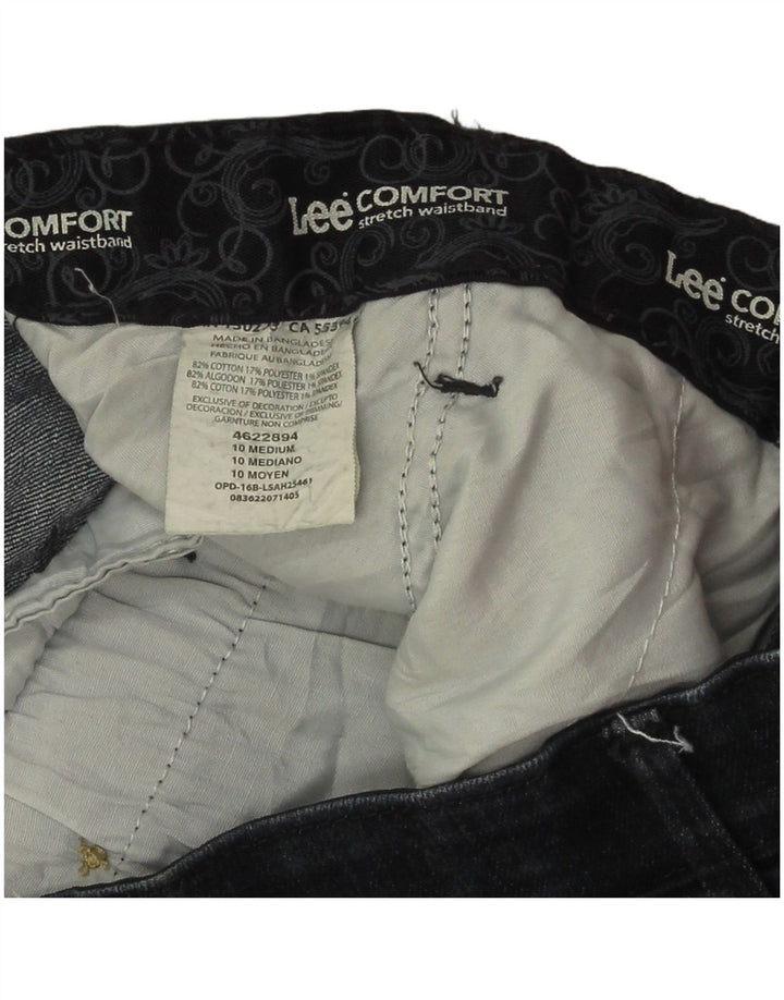 Pantaloni scurți din denim pentru femei Lee US 10 Large W32 Bumbac bleumarin