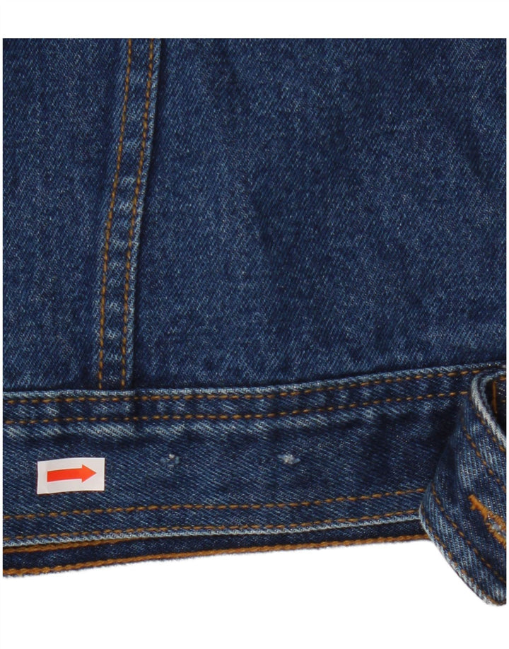 Jachetă de blugi pentru bărbați în stil denim UK 38, bumbac albastru mediu