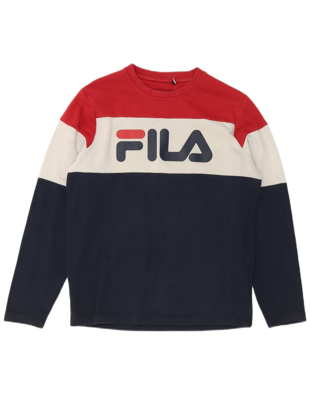 Pulover pentru bărbați Fila Graphic Pulover mic, multicolor, color block, bumbac