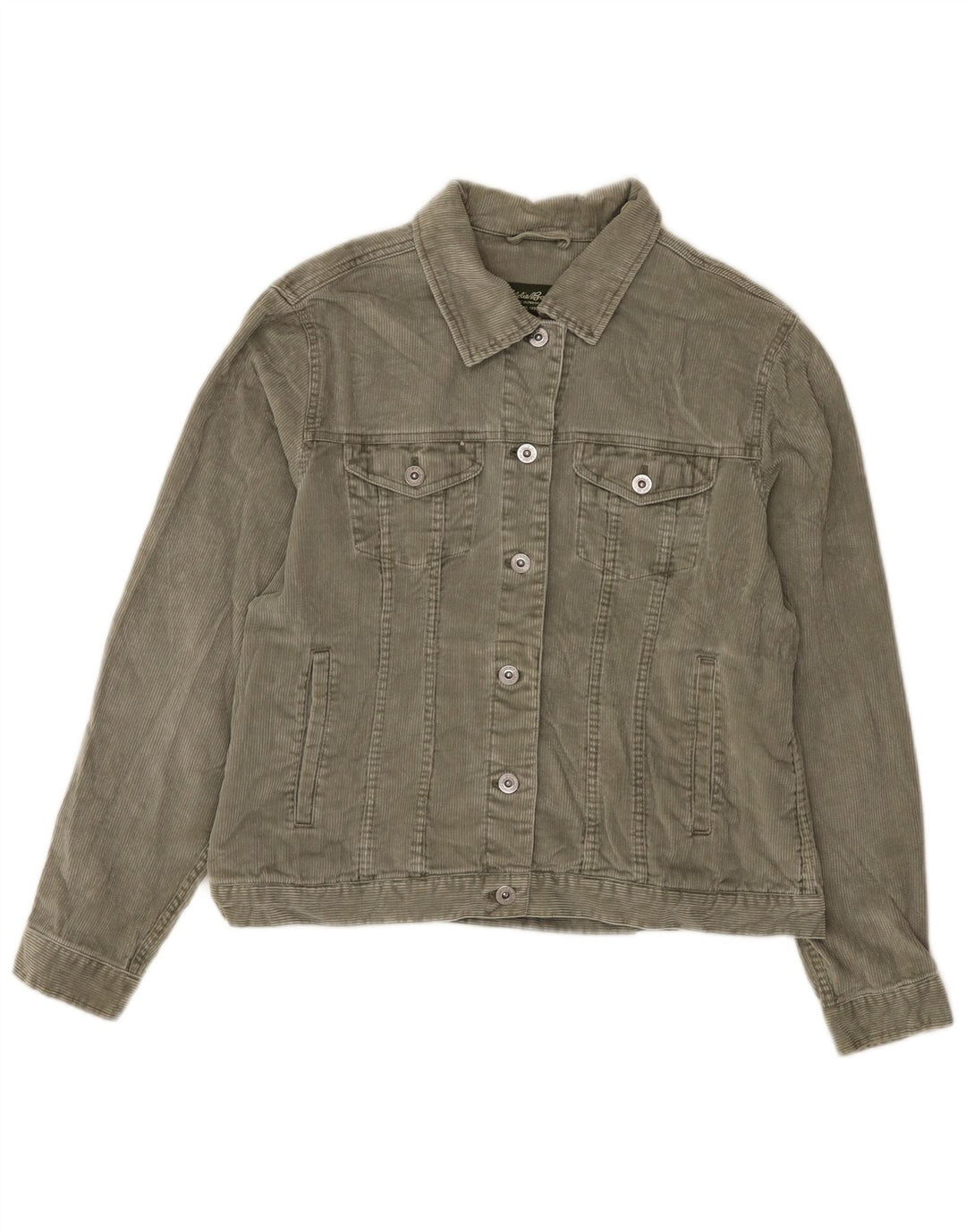 Jachetă din velur pentru femei Eddie Bauer UK 16, mare, verde, bumbac