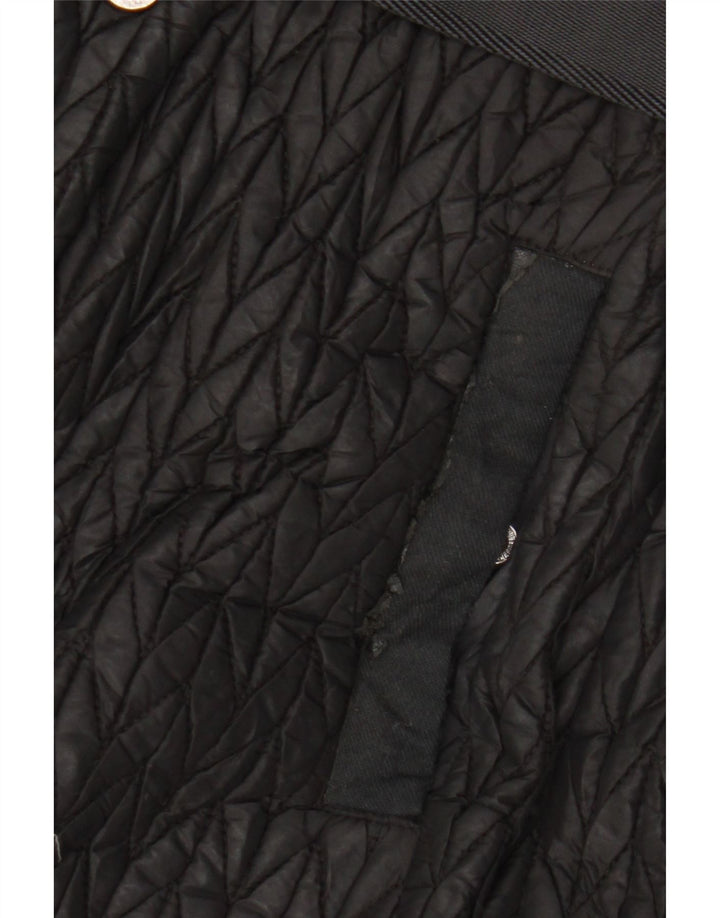 Palton căptușit pentru femei Karen Millen UK 12 Poliamidă neagră medie