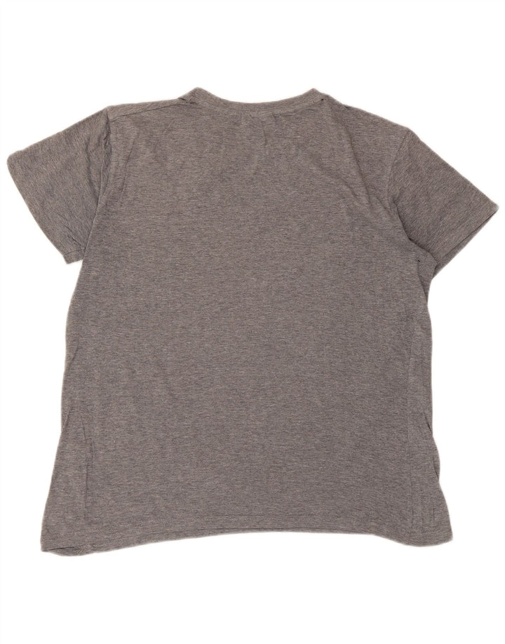 Tricou grafic pentru bărbați Fila Top Medium Gri Flecked