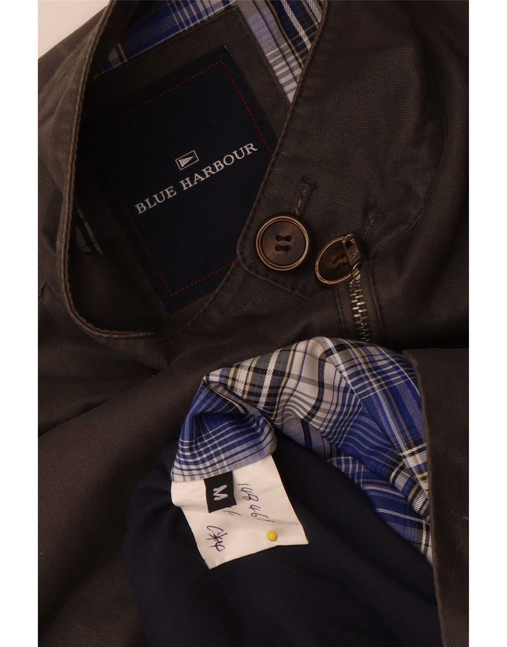 Jachetă de bombardier pentru bărbați Marks & Spencer, Blue Harbour, UK 38, gri mediu