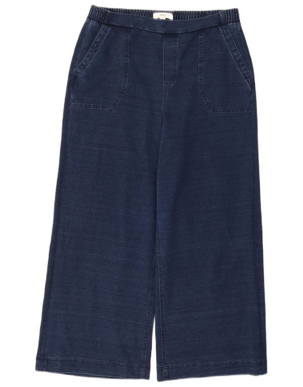 Blugi pentru femei Marks & Spencer cu picioare largi UK 14 mare W34 L28 bleumarin bumbac