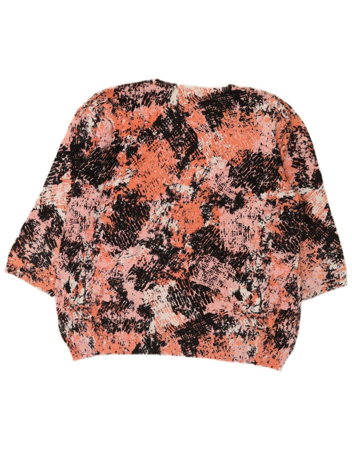 Pulover pentru femei Marks & Spencer, cu model abstract, cu decolteu rotund, UK 16 L