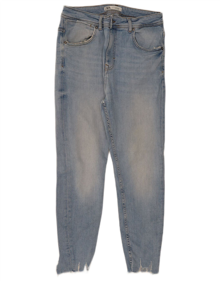 Blugi tăiați pentru bărbați Zara EU 42 Large W32 L25 Blue
