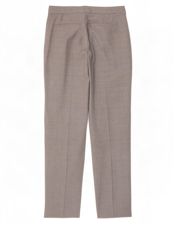 Pantaloni chino pentru femei Marks & Spencer UK 10 Small W27 L30 Gri Check