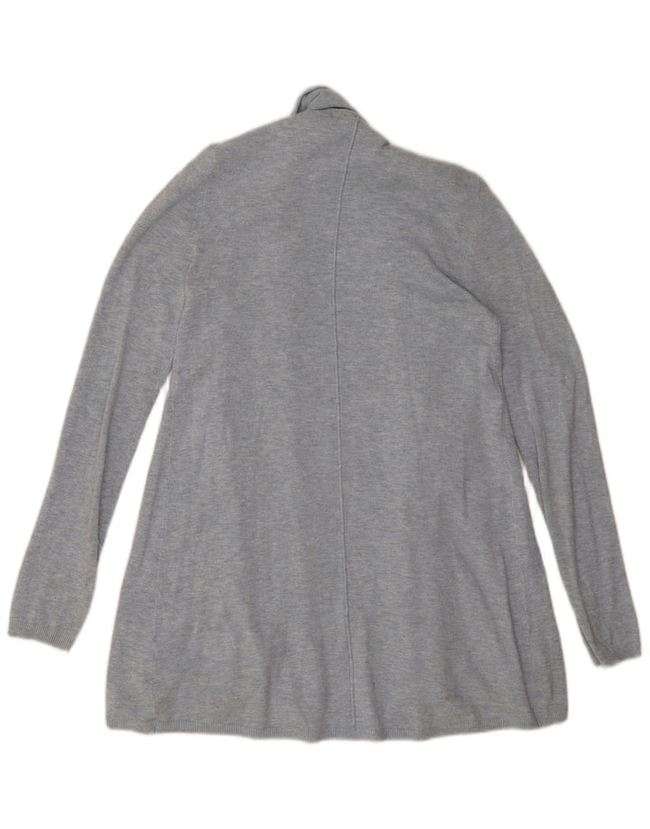 Pulover cardigan deschis pentru femei Zara UK 14 Medium Gri Viscose