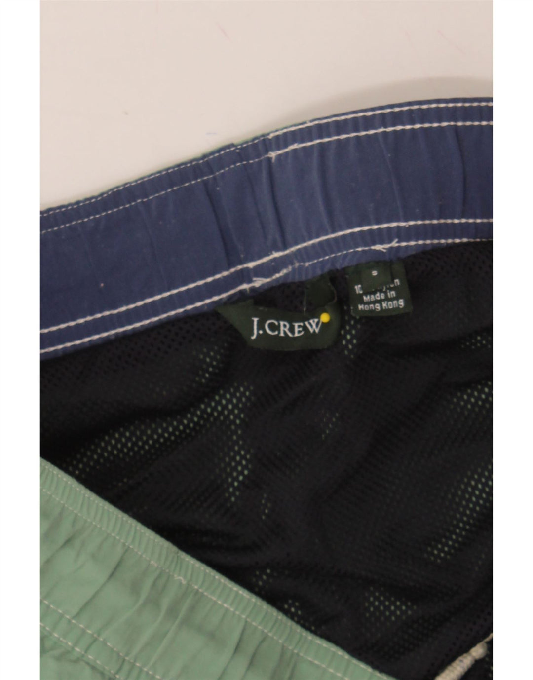 J. CREW Mens Swimming Shorts Small Green Vintage J. Crew and Second-Hand J. Crew from Messina Hembry 