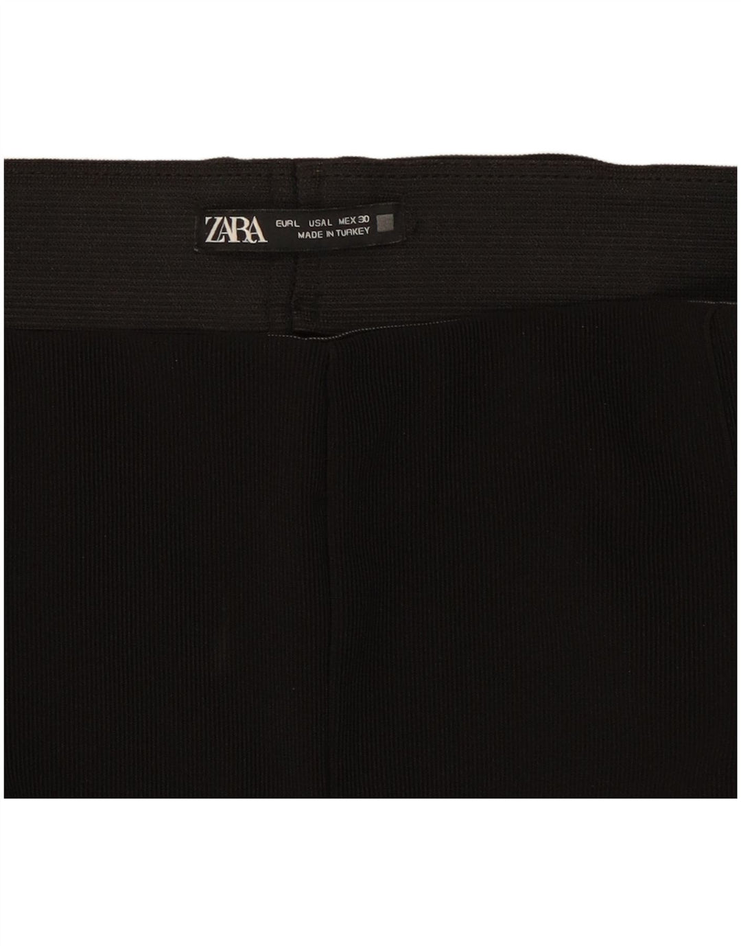 Leggings cu etrier pentru femei Zara UK 14 mare negru
