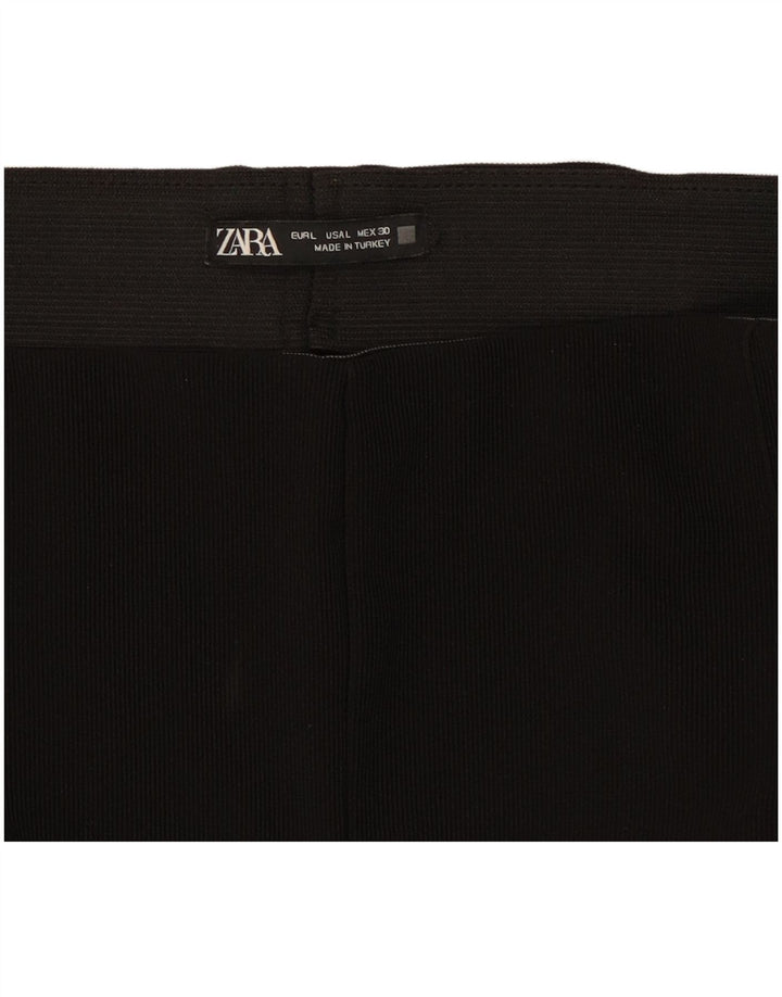 Leggings cu etrier pentru femei Zara UK 14 mare negru