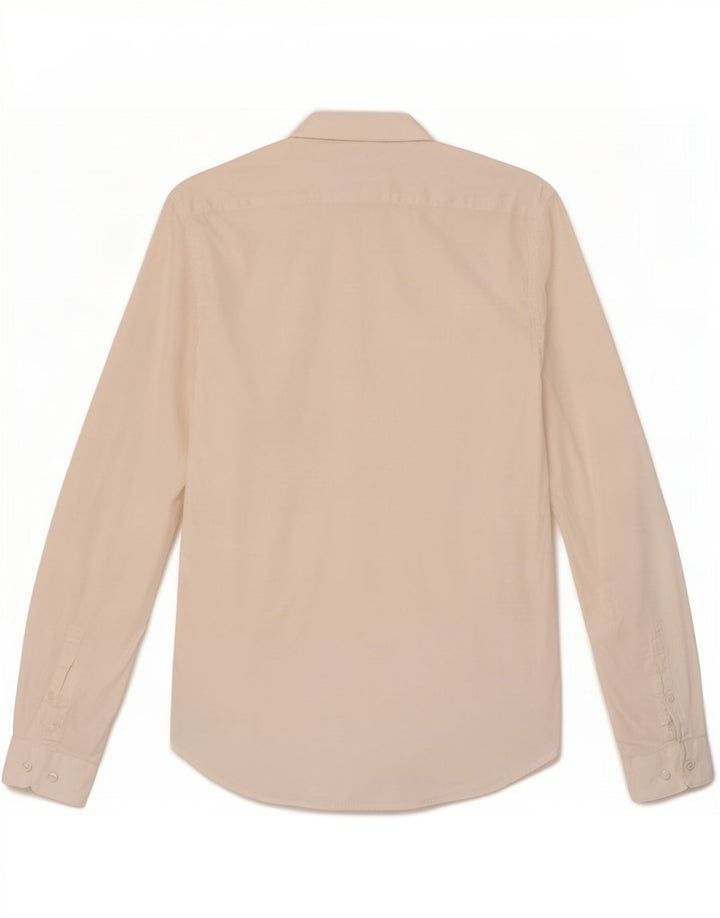 Cămașă Zara bărbați Super Slim Fit Mic Alb