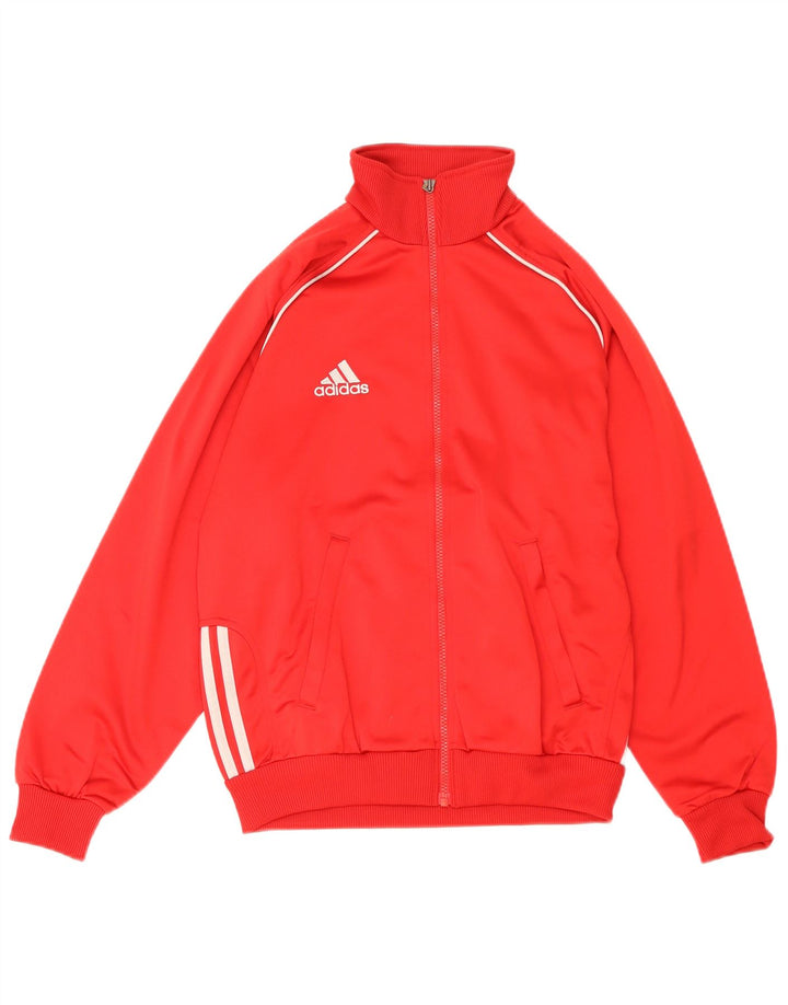 Jachetă de trening pentru băieți Adidas 13-14 ani poliester roșu